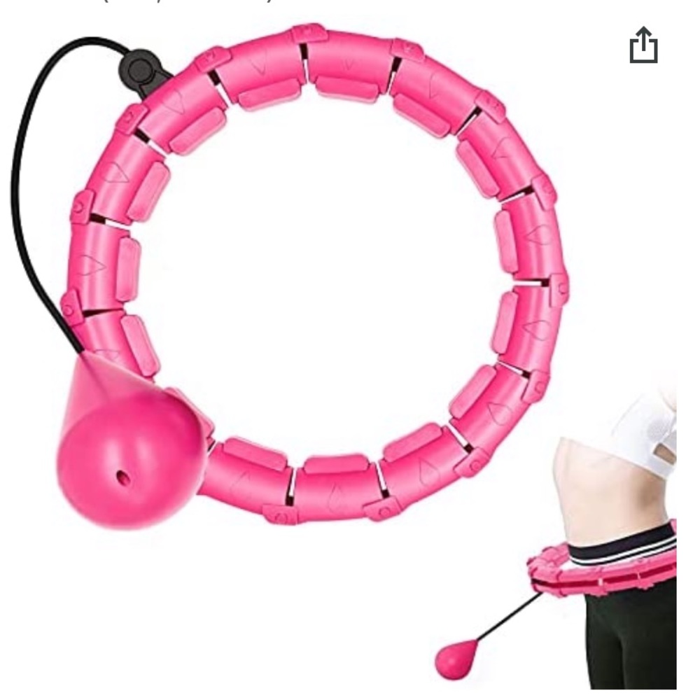 Weighted hula hoop